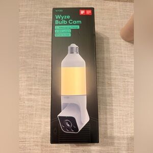 Wyze Smart Light Bulb with 2K HD Camera